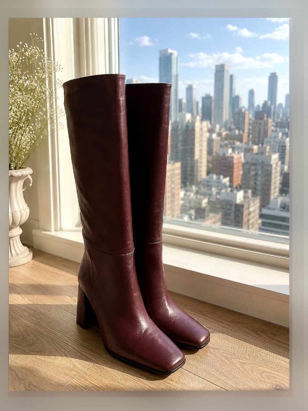 Zara knee high boots